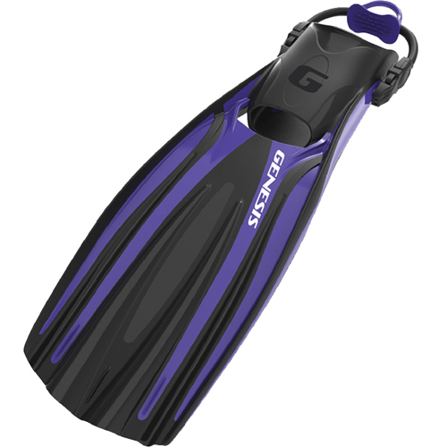 Genesis Flow Open Heel Fins Ultra Violet Small/Medium